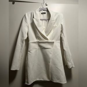 Blazer White Dress
